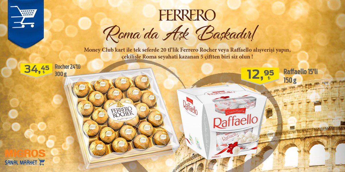 raffaello çikolata migros