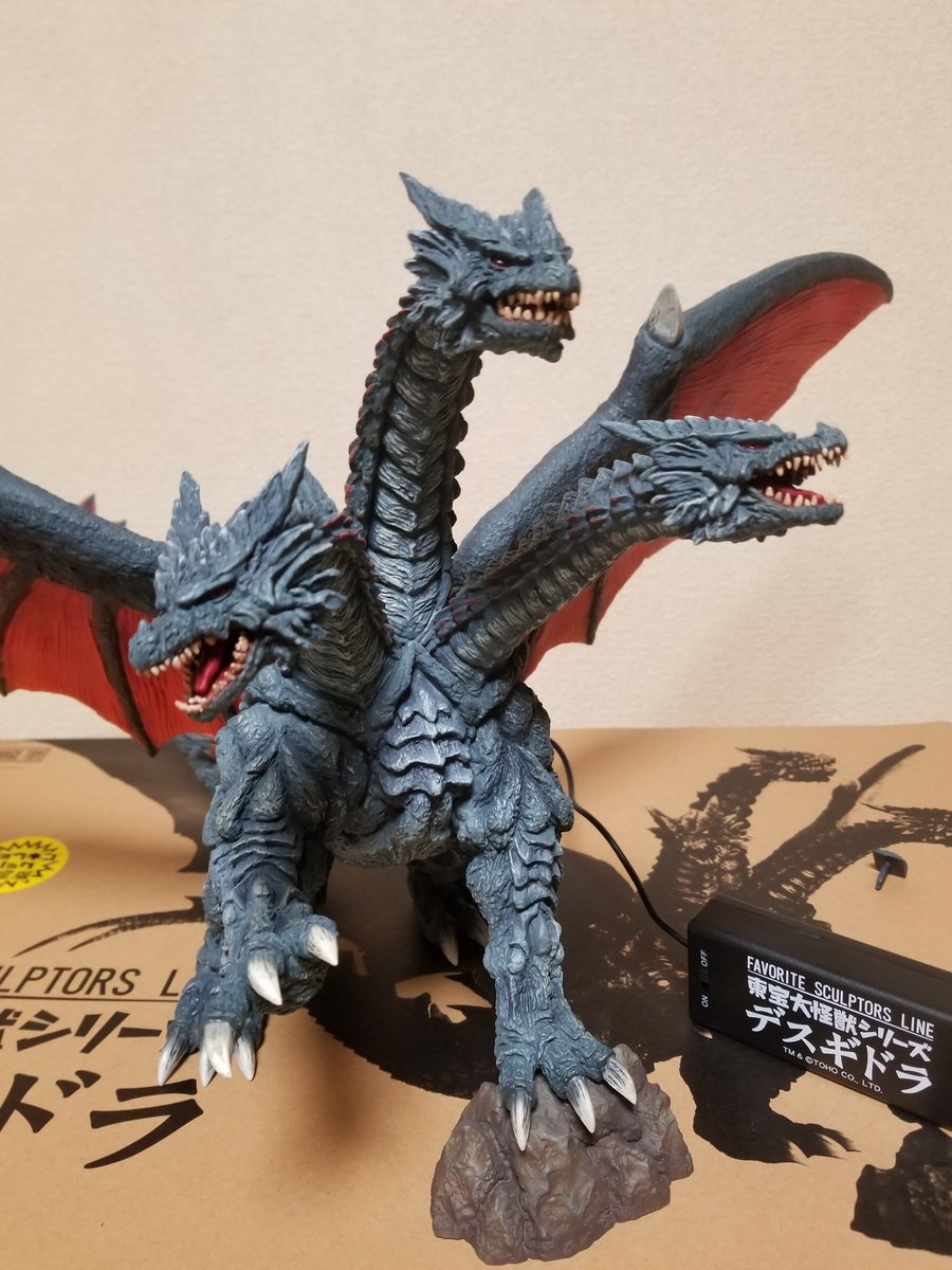 東宝大怪獣　デスギドラ　少年リック限定版 FAVORITE SCULPTORS LINE 東宝大怪獣シリーズ デスギドラ ショウネン