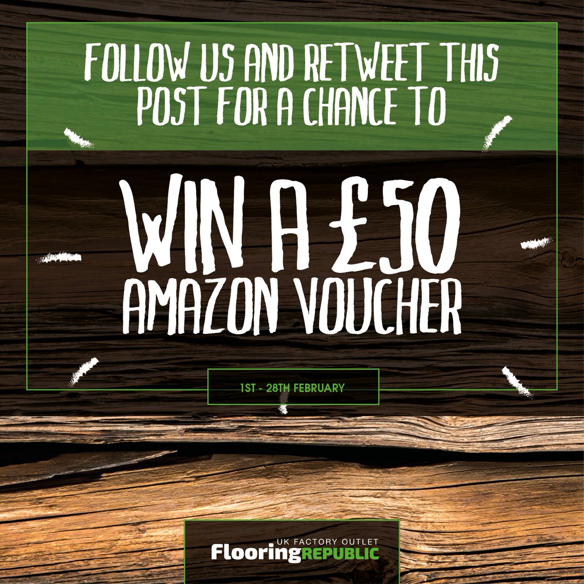 Our competition is live for just over 2 weeks! Don't miss out whilst you still have the chance! 

All you have to do is #follow us and #retweet this post!