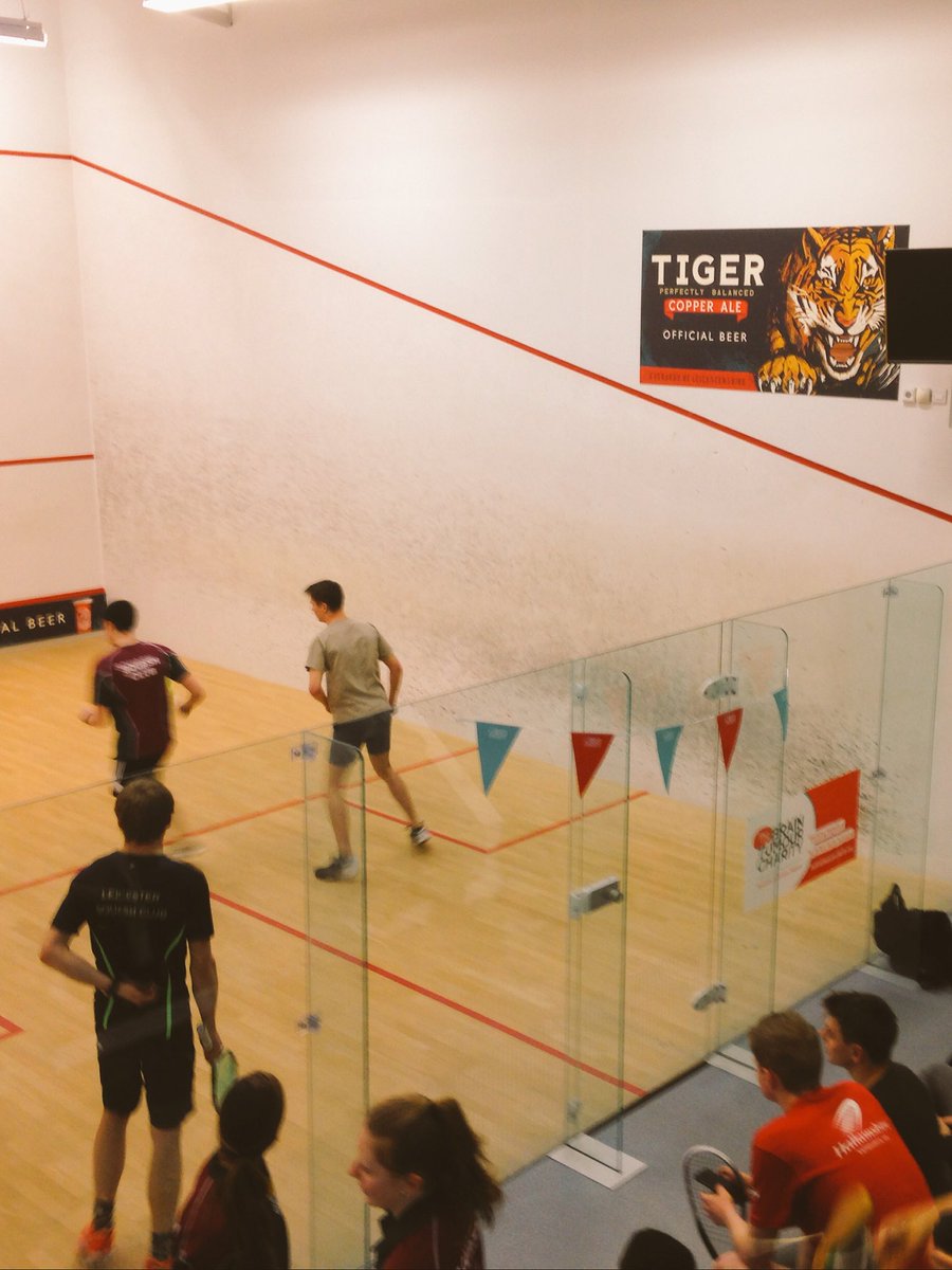 SquashLeicester's tweet photo. At the start of the #squashathon @LeicesterSquash @UoLSquash 48hrs to go!! https://t.co/374xbvSI20
