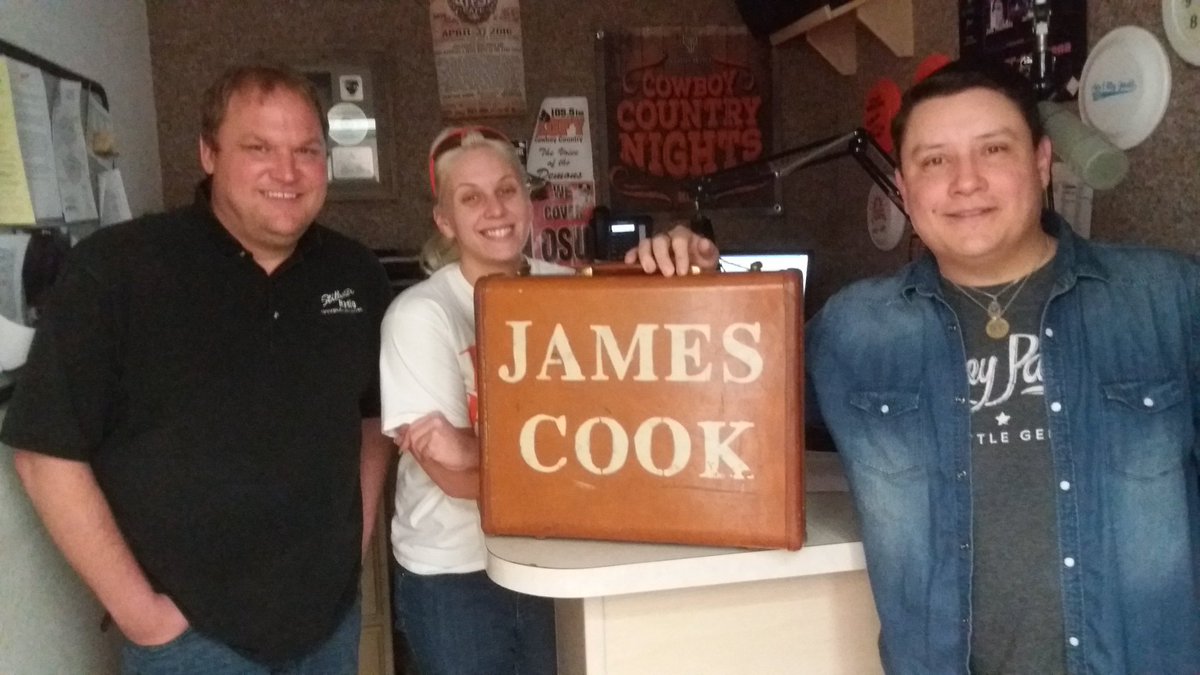 james_cookmusic's tweet photo. A huge thank you to @KGFYCountry for having me come by and make some noise yesterday. Jay McRae had me laughing all morning. You people are awesome. https://t.co/90AidYqPJ6