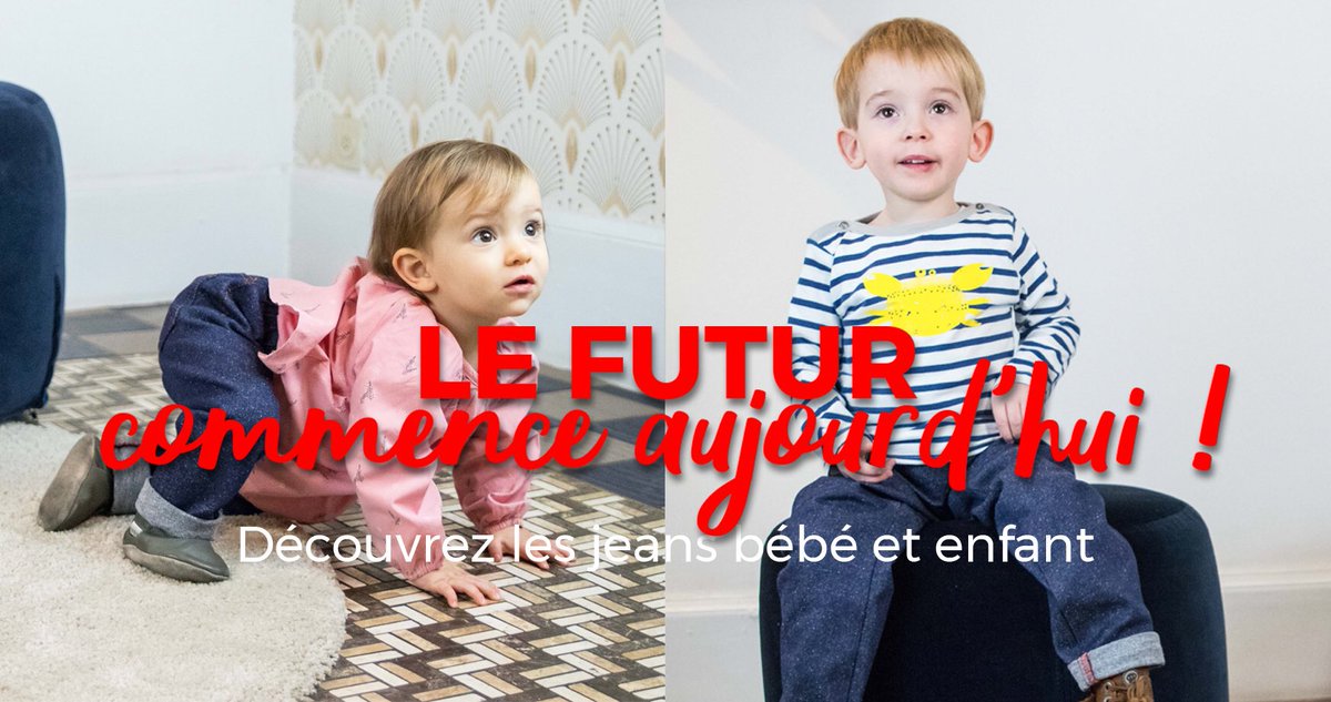 1083officiel's tweet photo. Ça y est !! Nous sommes en 2018, @1083officiel et @TaleMeShop entrent dans l’économie circulaire avec ces 2 nouveaux jeans pour les petits ! 🇫🇷😍🇫🇷

https://t.co/SRa5ir59PR https://t.co/ppJn3ytAq9
