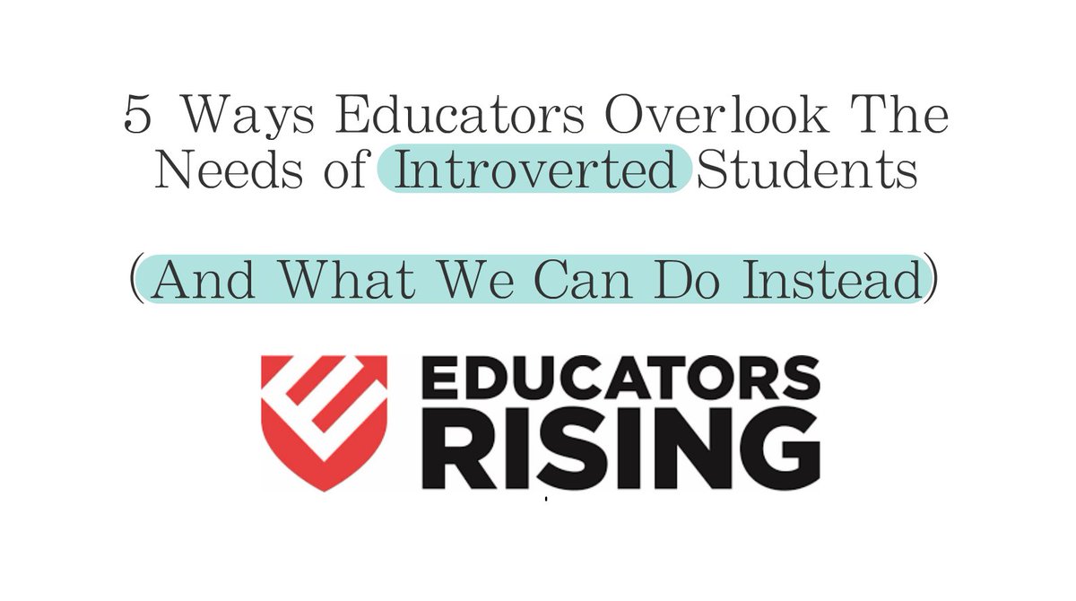 TonyKlinePhD's tweet photo. .@mrsaoverton and I are thrilled to be presenting at this summer's @EducatorsRising National Conference on the unique needs of our introverted learners! #edrising18 #TeacherByTrine #QuietRev @susancain #edchat https://t.co/c0ksAB4KkB