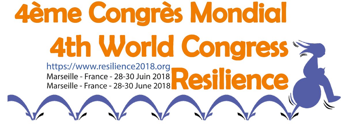 resilience2018's tweet photo. CongrèsMondial / WorldCongress Resilience2018
: où les chercheurs et praticiens échangent sur les #pratiques professionnelles basées sur la #résilience
: where researchers and practitioners exchange on professional #practices based on #Resilience
S. Ionescu &amp; @MazuHub https://t.co/9EZUy5UNyt
