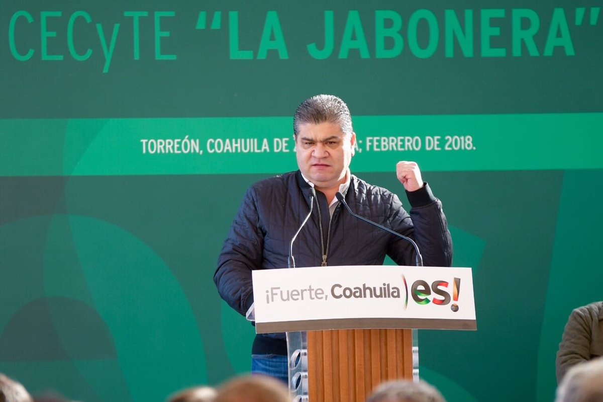Hoy inauguramos una obra que iniciamos hace 3 años como lo es el CECYTE La Jabonera. Gracias a los esfuerzos realizados, hoy los jóvenes de la comarca lagunera tienen un centro escolar más para continuar sus estudios del nivel medio superior. #FuerteCoahuilaEs #Torreón