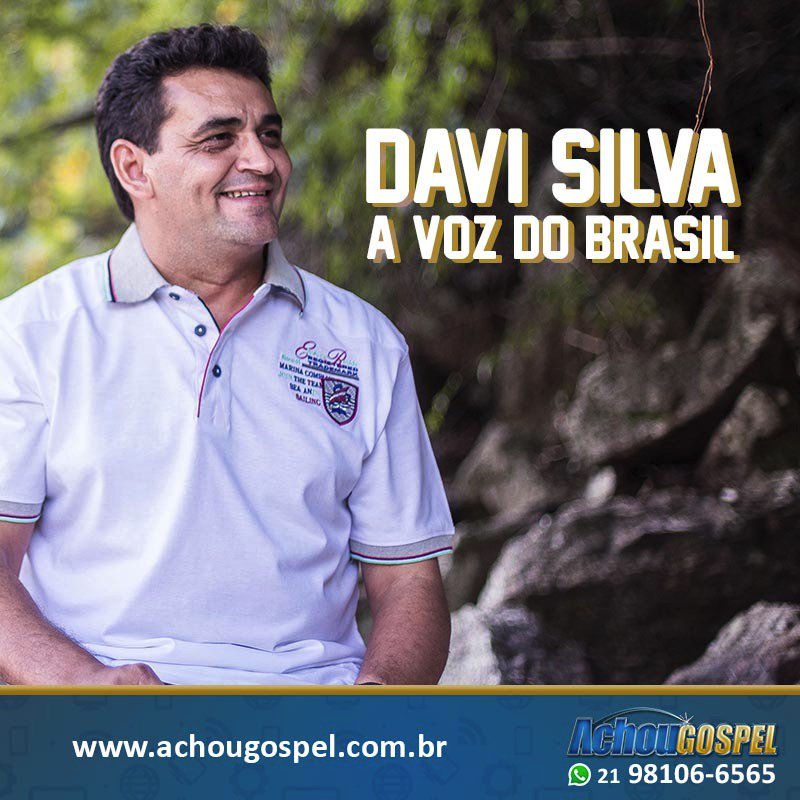 <a href="/davisilvalouvor/">David Silva</a> - A voz do Brasil! Agenda, fale com a <a href="/AchouGospel/">ACHOU GOSPEL</a>: (21) 2042-1834 / (21) 9.8106-6565 - WhatsApp achougospel.com.br. <a href="/EDU_CUSTODIO/">Eduardo Custódio Oficial</a> #AchouGospel #MúsicaCristã