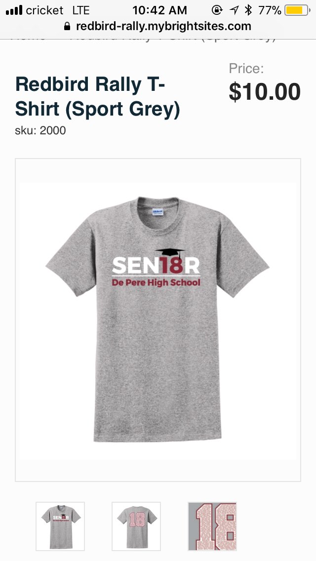 2018dphs's tweet photo. Senior T-Shirts are for sale starting now and running through Friday, the 23rd! $10 a shirt! Get your orders in— Link: https://t.co/QoNefTNXLF 👩🏾‍🎓👨🏻‍🎓👩🏼‍🎓👨🏽‍🎓 https://t.co/K97Wch02UY
