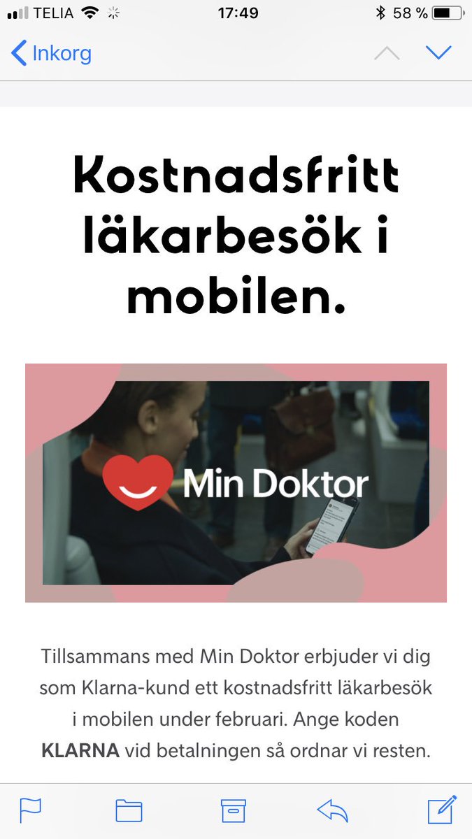 Ny nivå på marknadsföring av nätdoktor. Besök oss - oavsett om du behöver eller inte.