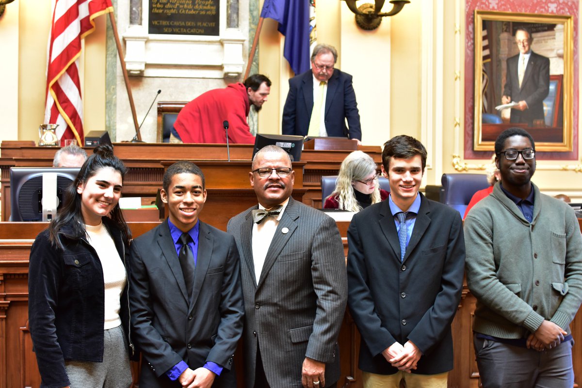 NOVEC's tweet photo. Our group had the opportunity to take a photo on the floor of the House of Delegates with Delegate Luke Torian and were formally recognized from the floor by @TimHugo. Thank you! https://t.co/7SdBkQfznX