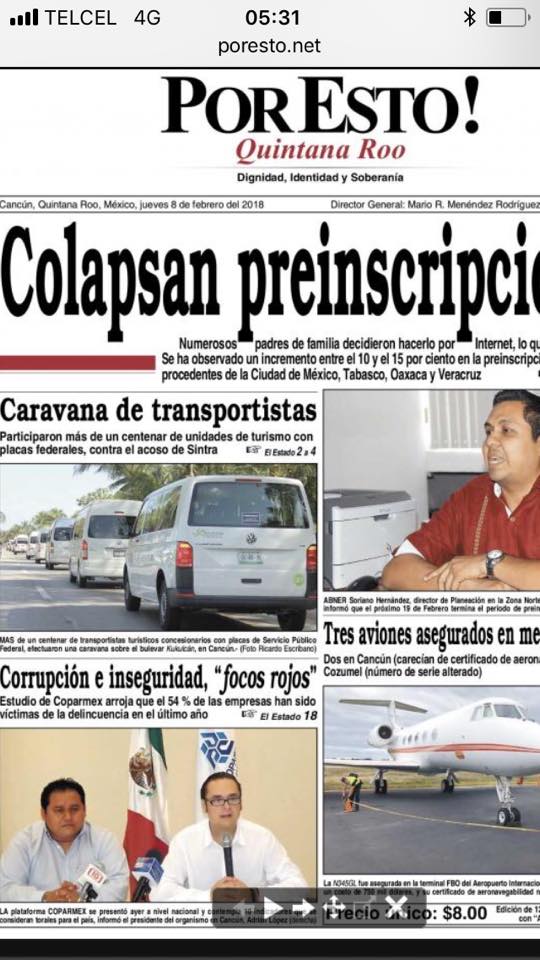 movimientoTOUR's tweet photo. @CarlosJoaquin Si es necesario iremos hasta #Chetumal para que nos escuches,tu gente en @SINTRAinforma te está engañando, nada es como te lo pintan, decías en campaña puertas abiertas, te creímos y apoyamos, es hora de demostrarlo, permítenos una audiencia para terminar con esto. https://t.co/AcDX2pqhep