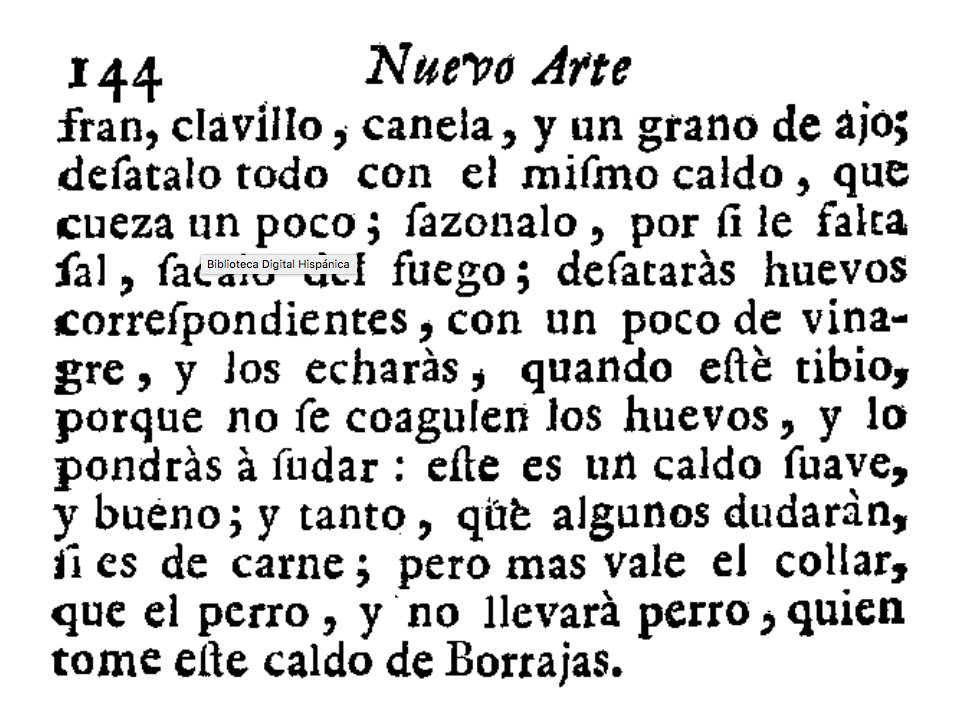 chefBNE's tweet photo. La receta original lleva borrajas, aceite, cebolla, pan, salsa de avellanas tostadas, huevos y especias como pimienta, azafrán, clavo y canela. Podéis verla en la edición digitalizada de 1767 aquí https://t.co/Nrgn60rsfQ https://t.co/u4WOJPPbAz
