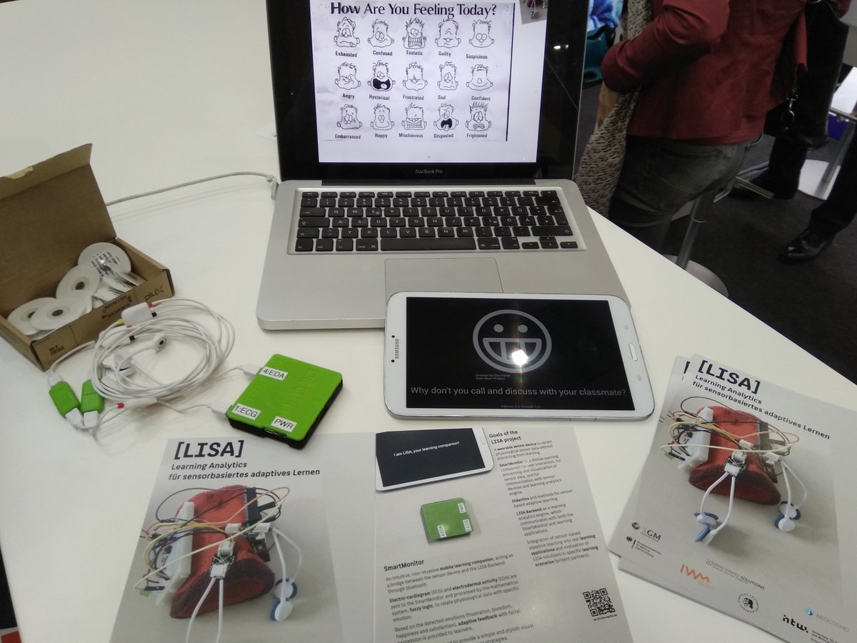 IWMtue's tweet photo. #Kooperationsprojekt LISA – #LearningAnalytics für sensorbasiertes adaptives #Lernen bei der #learntec2018 @learntec_news - Bericht dazu in den #IWMnews: https://t.co/JKkwYzRB2g https://t.co/iKZn5etYQo