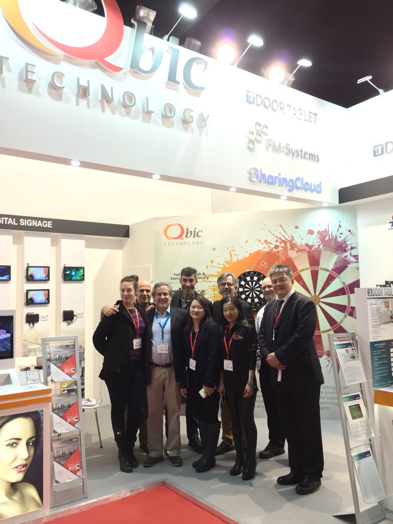 sharingcloud's tweet photo. Thanks #Qbic and @Intevi_Ltd for this amazing week with you at @ISE_Show ! #ISE2018 #intevi #sharingcloud #digitalworkspace #partners https://t.co/ZGUq7Wnzds