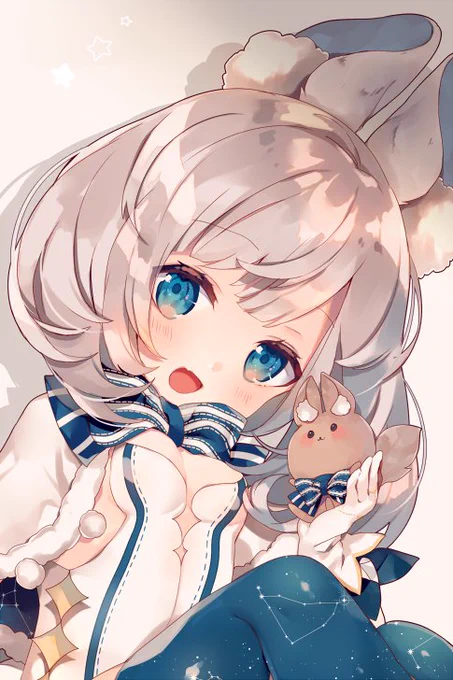 コミティア123でうたさん【@_uta__】の御本にゲストとして1枚描かせていただきました!(スペース:1階Q18b)星のどうぶつたちデザインとってもかわいらしいので是非…! 