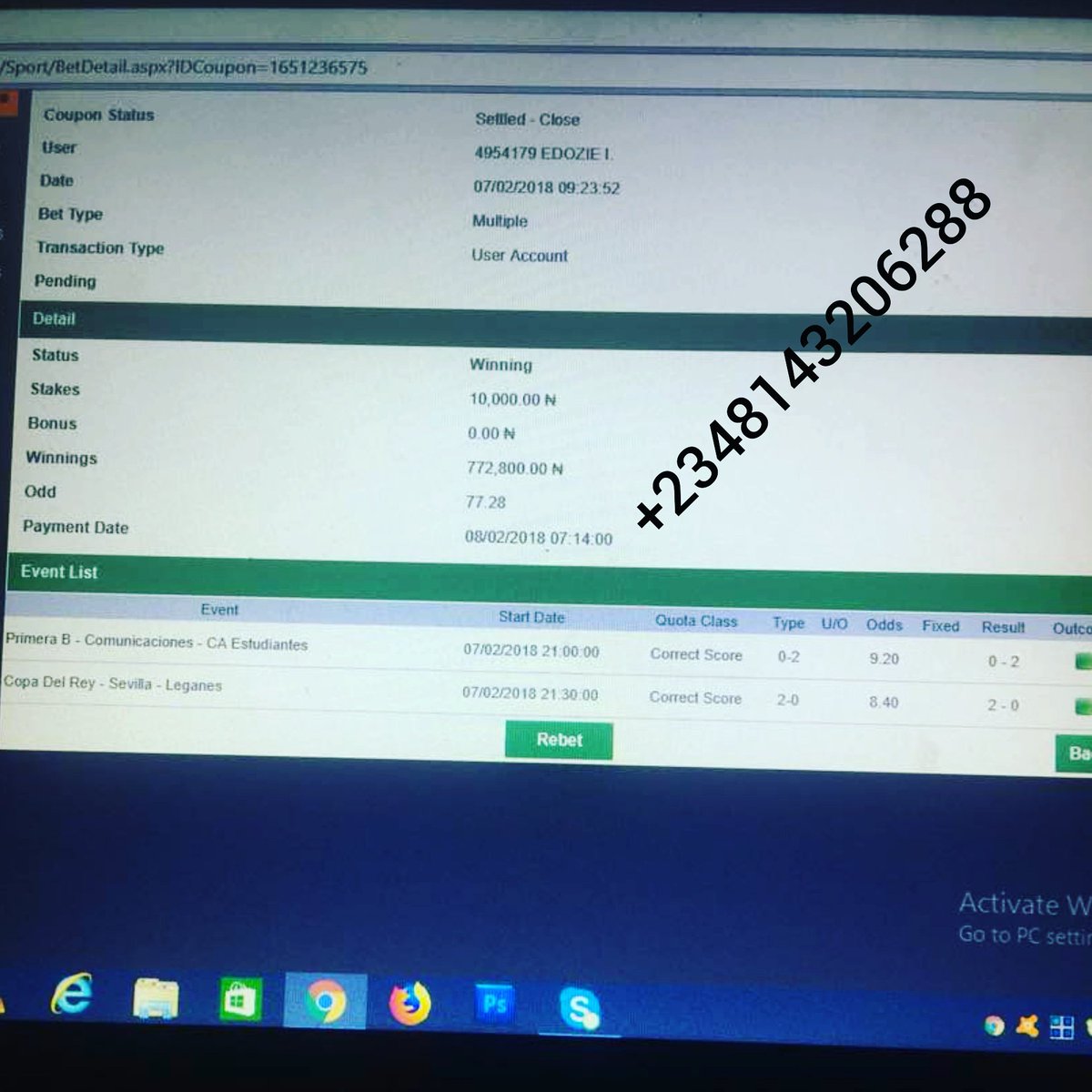 RealFixedBet1 tweet picture