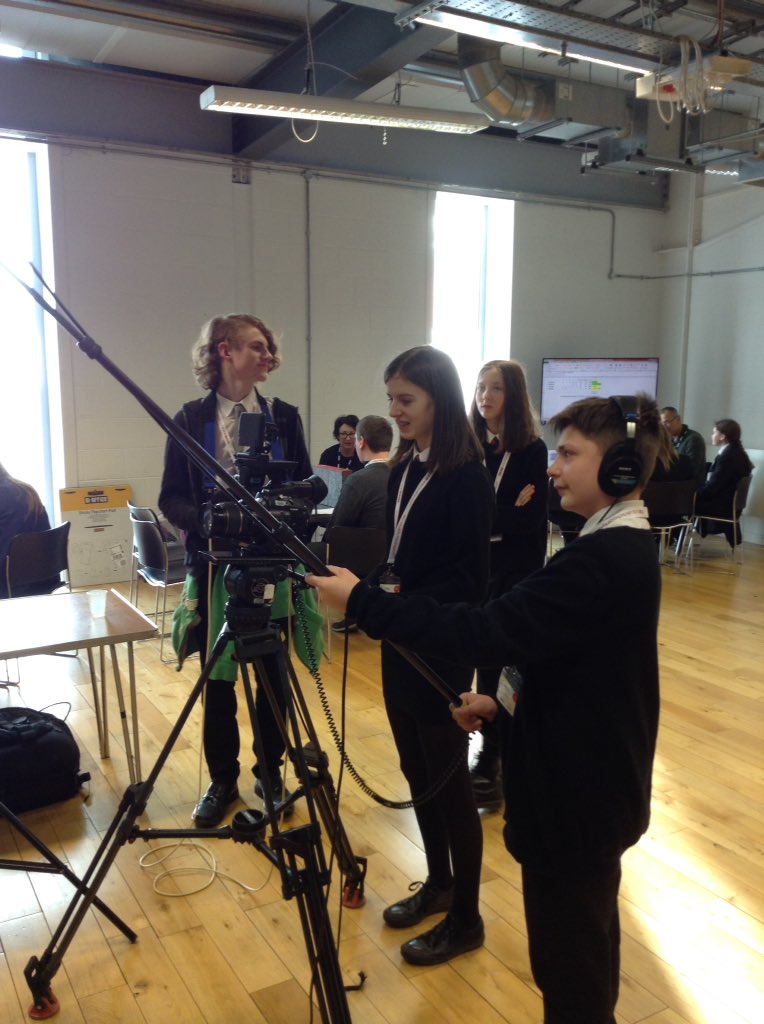 Aaron, Catie, Isabel, Kieran &amp; Thomas had a great day at the BBC Studios in Glasgow experiencing different STEM career opportunities. They even got to go into the BBC news room!! #STEM #BBC