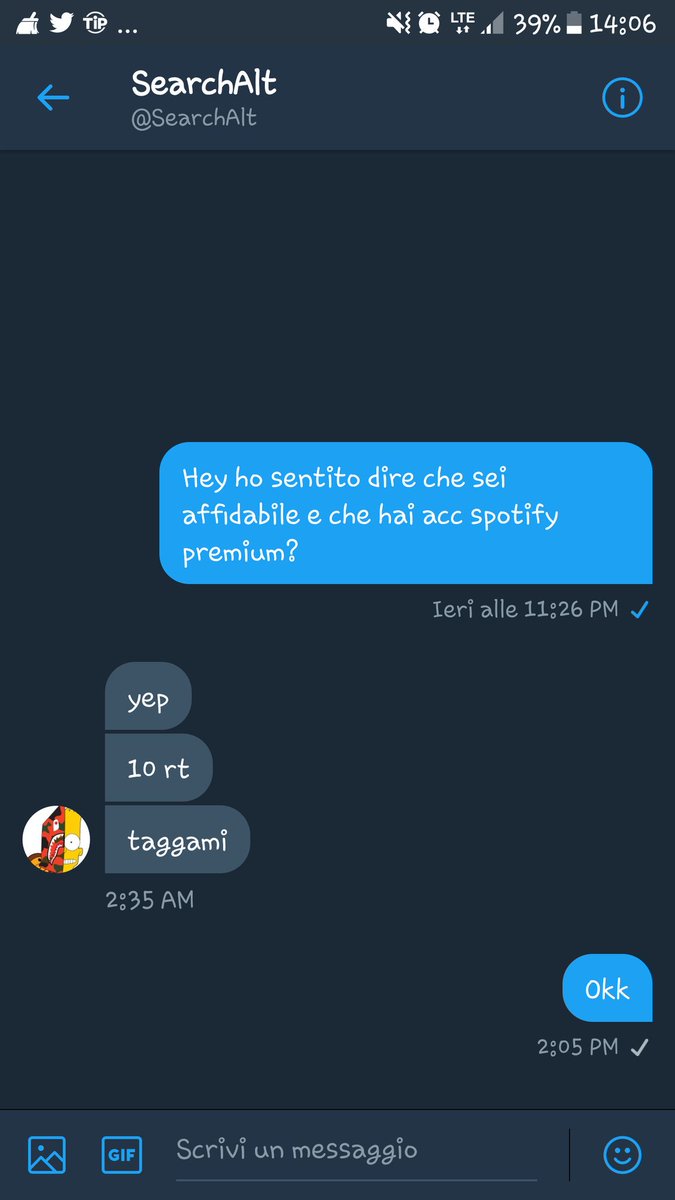 StreamsKaos's tweet photo. Droppatemi 10 rt per un acc Spotify premium da @SearchAlt https://t.co/mcTaJOxkuq