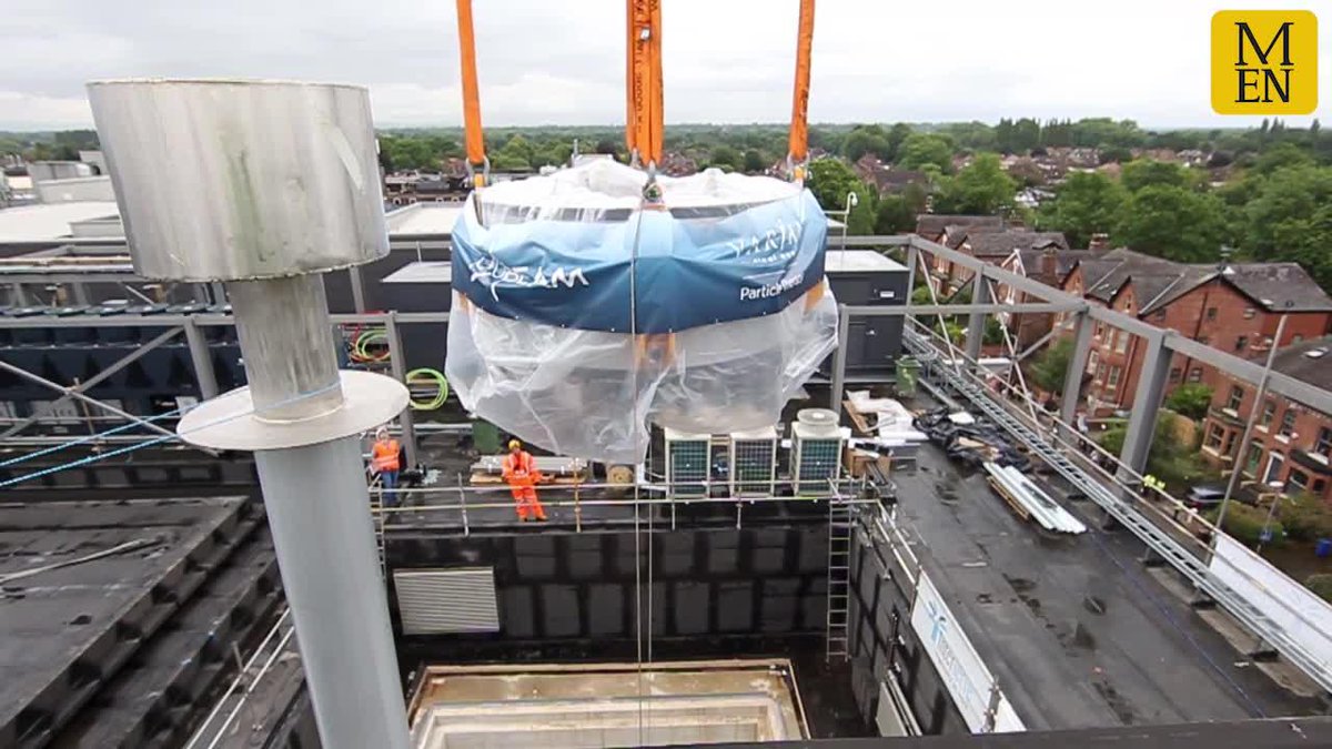 NHS's tweet photo. Delivering #proton beam therapy in the UK will allow us to treat more patients with a greater range of cancers than is currently possible with the Overseas Programme. You can learn more about #proton beam therapy @TheChristieNHS here https://t.co/BZlk5BPXRu #FutureCancerCare https://t.co/mvgt83pv4h