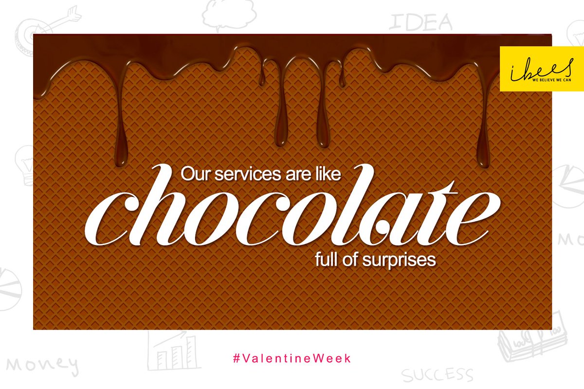 interactivebees's tweet photo. Chocolates add a charm to the monotony of life, making it an occasion full of serendipity. So are our services, making your brand more precious at every step.
#ChocolateDay #APML #ValentineWeek #IBEES https://t.co/hTIzKHsjWq