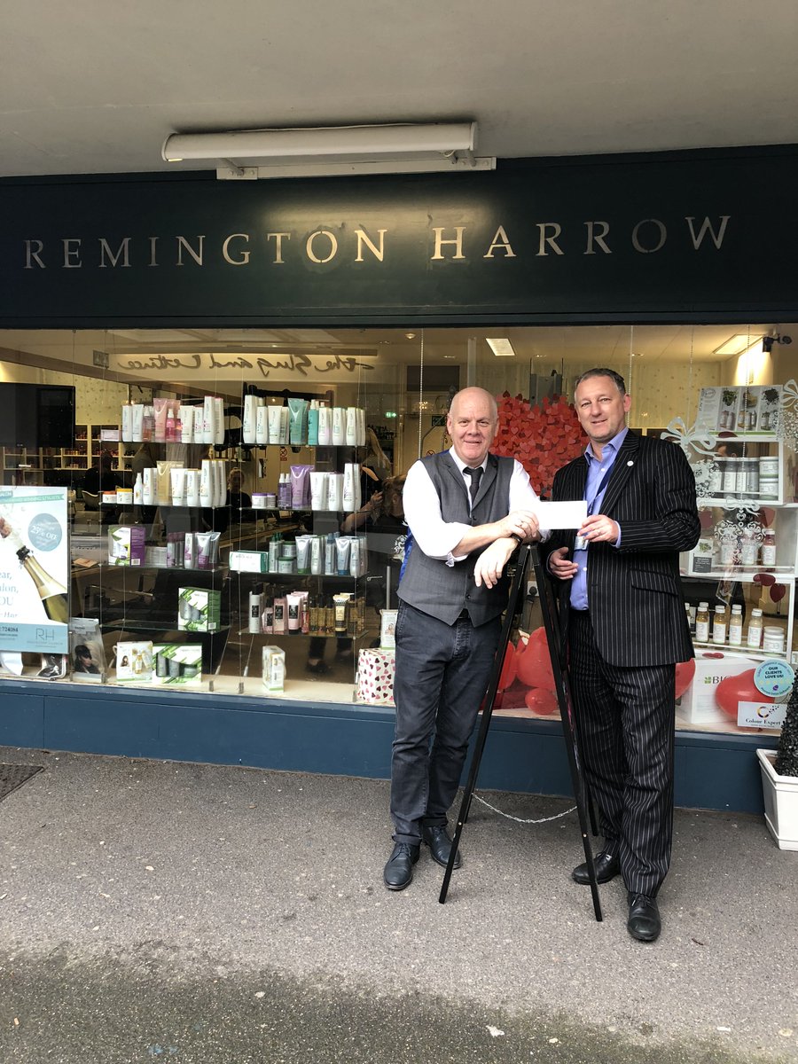 Thank you to Danny and all the team at <a href="/RemingtonHarrow/">Remington Harrow</a>  for raising a magnificent £360.