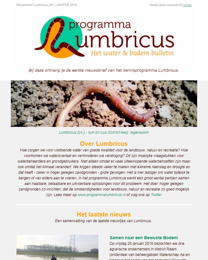 Onze eerste nieuwsbrief is de deur uit! Lees het online mailchi.mp/839b66b264b1/w… en meld je aan: eepurl.com/c6DIgT