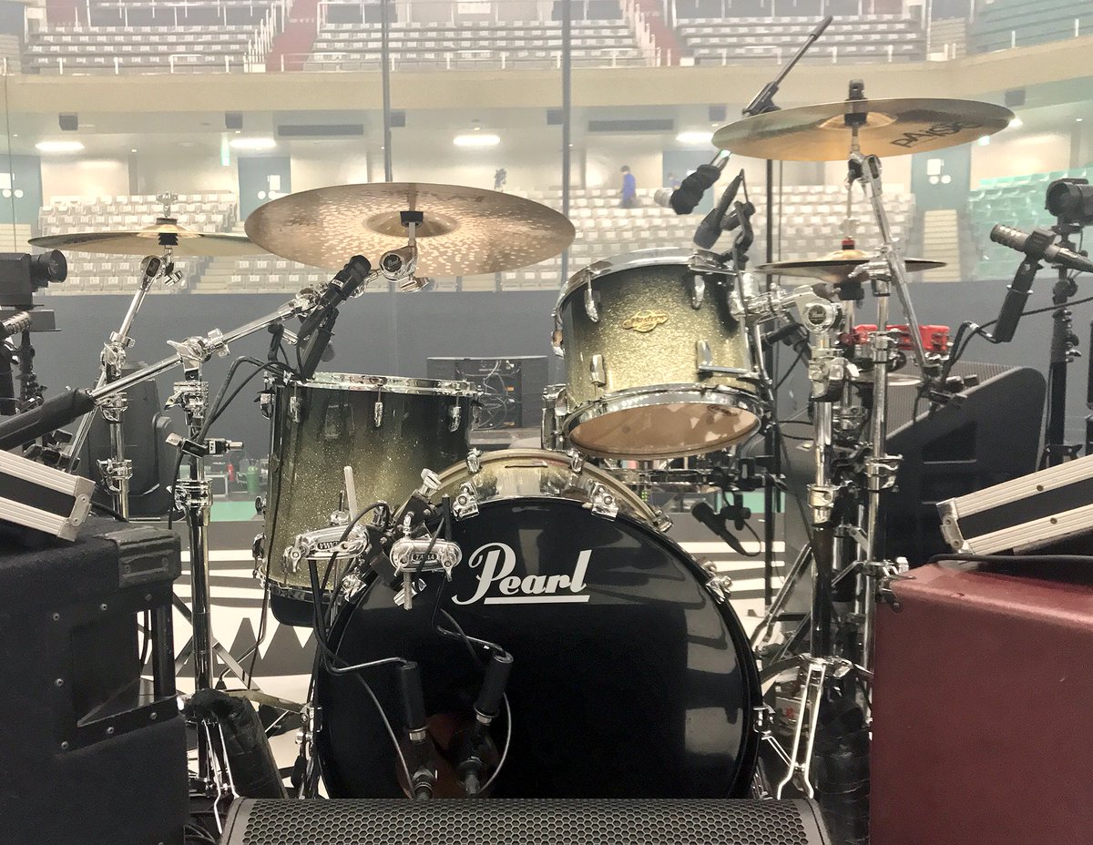 本日は日本武道館に来ていました！BRAHMANでドラムはRONZIさんです