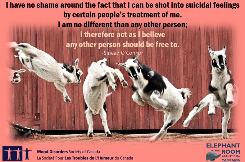 MDSC_Elephant's tweet photo. #stigma #stigma2018 #mentalhealth #MentalHealthMatters @MoodDisordersCa https://t.co/LqCDBso5ZC