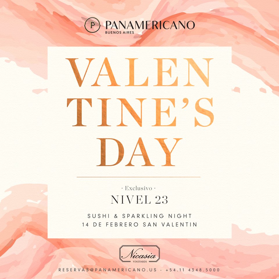 #GANA la posibilidad de #disfrutar una #VeladaRomantica para dos y celebrar con nosotros #SanValentin en el #Nivel23. 💘 
Seguí la consigna acá >>  goo.gl/D4xPkT  Da RT y comentá. 
Celebra el #AmorEnPanamericano 😍❤️🥂