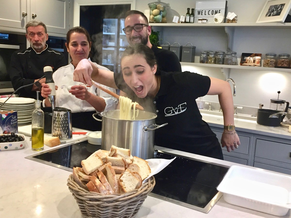 travellovinfam's tweet photo. LOVE my job! One minute I'm promoting cruise giveaways https://t.co/LpKb5Cjfwb (still time to enter!) next I'm learning how to cook delicious Italian food with Italian villa specialists @BookingsForYou and master chefs, the Giovannini family! #bfymasterclass #bfyxcountryrelais https://t.co/LCQCmRlx1F