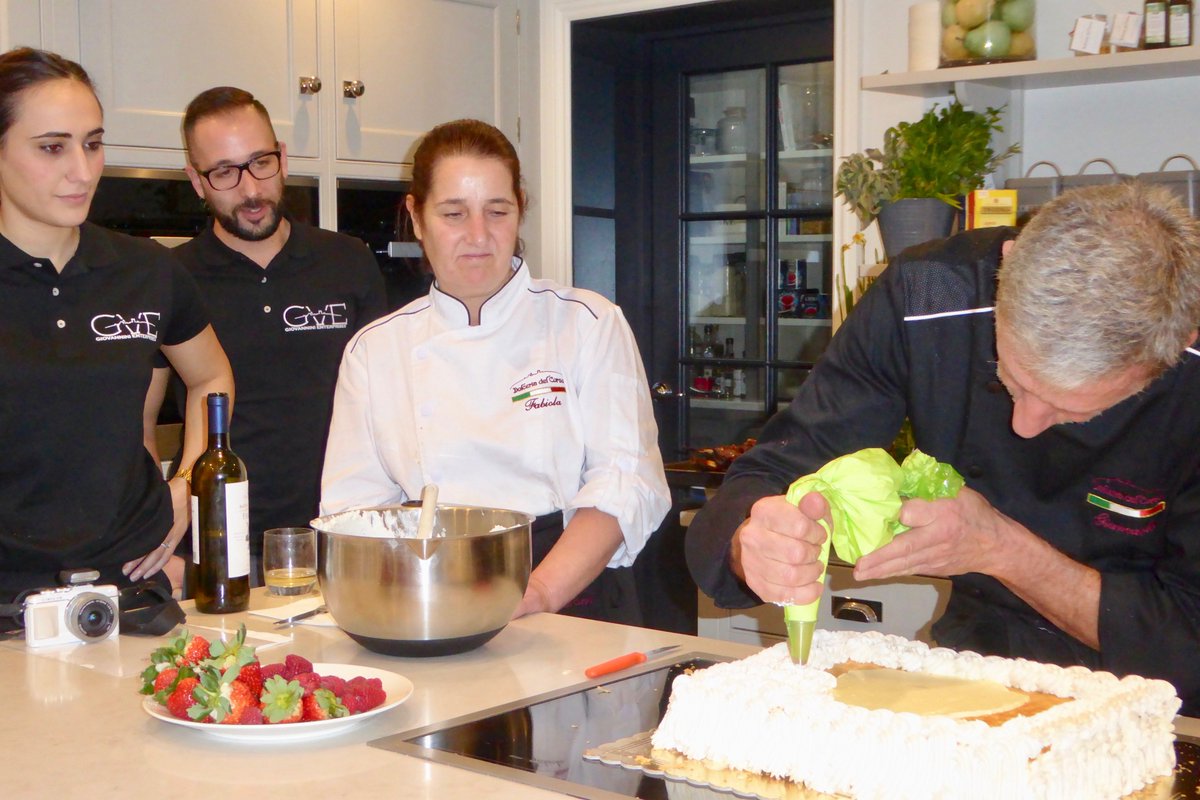 travellovinfam's tweet photo. LOVE my job! One minute I'm promoting cruise giveaways https://t.co/LpKb5Cjfwb (still time to enter!) next I'm learning how to cook delicious Italian food with Italian villa specialists @BookingsForYou and master chefs, the Giovannini family! #bfymasterclass #bfyxcountryrelais https://t.co/LCQCmRlx1F