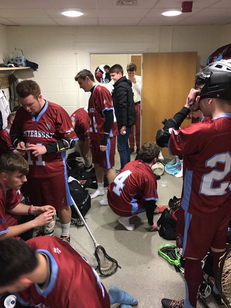 Canterburylax's tweet photo. New kit debut for varsity curtesy of @ArchLevelLax 🔴💰 https://t.co/dkDJygmtEd
