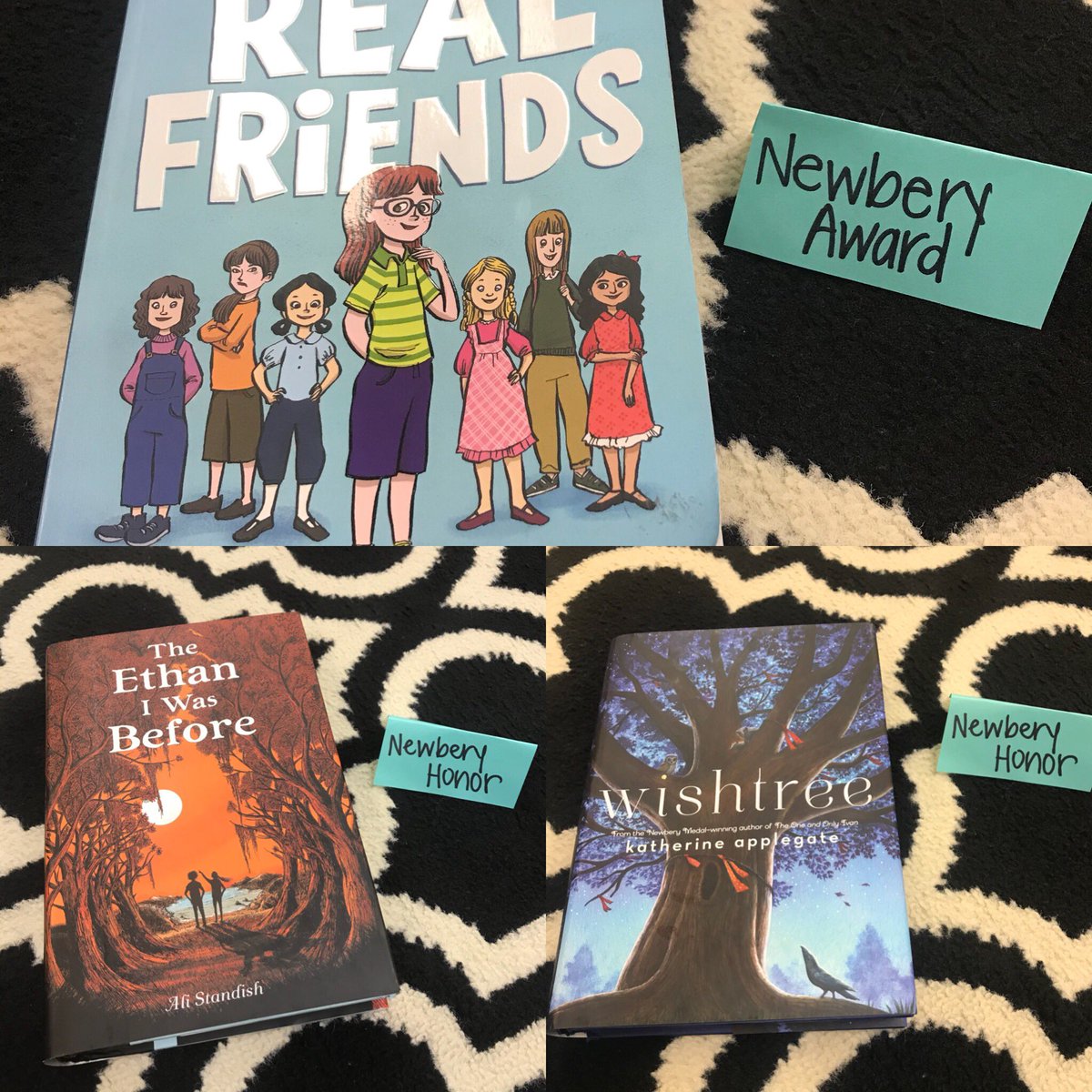 reddingschool's tweet photo. Congratulations to @haleshannon on being named the grand champion of our Mock Newbery Club. Thank you Mrs. Bear and our 18 talented readers for your hard work! #HATSoff2Learning #StingersUp #ReddingRocks https://t.co/BxUrdVaE4v