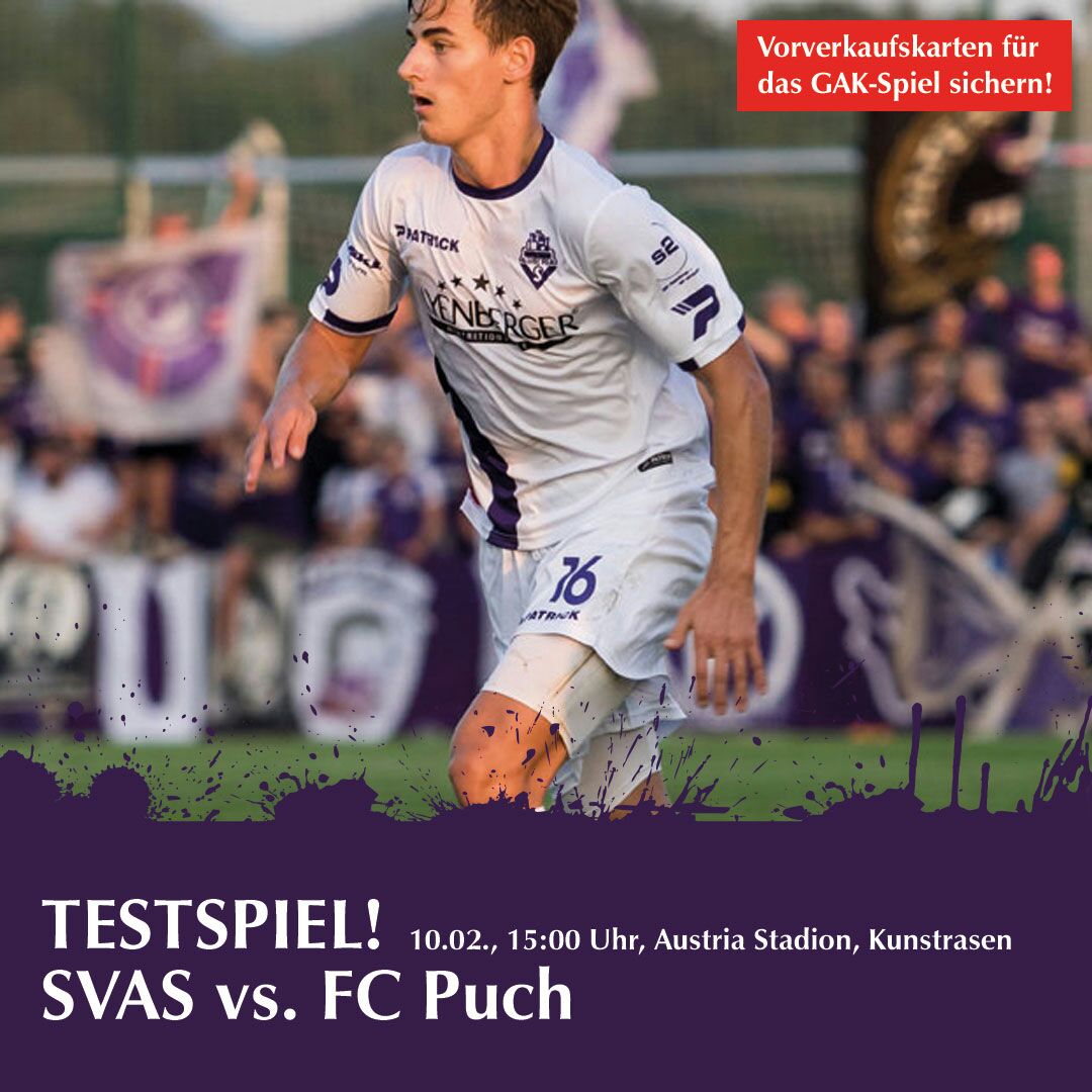 AustriaSalzburg's tweet photo. Die Austria testet morgen in Maxglan gegen den @fc_puch. Beim Spiel könnt ihr euch auch Tickets für das @grazerak-Spiel sichern. Das geht aber auch heute schon: ab 17 Uhr ist die Kasse in Maxglan geöffnet. #Testspiel #svas https://t.co/9NNqrAAvxh