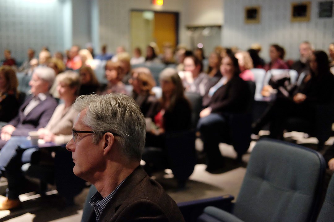 QEIIFoundation's tweet photo. Authentic. Inspiring. Passionate. Just a few words to describe one of our campaign champions, @RevMaginley. We were so happy to have him attend our launch event last week. #QE2GotThis https://t.co/7rvOA6c48z