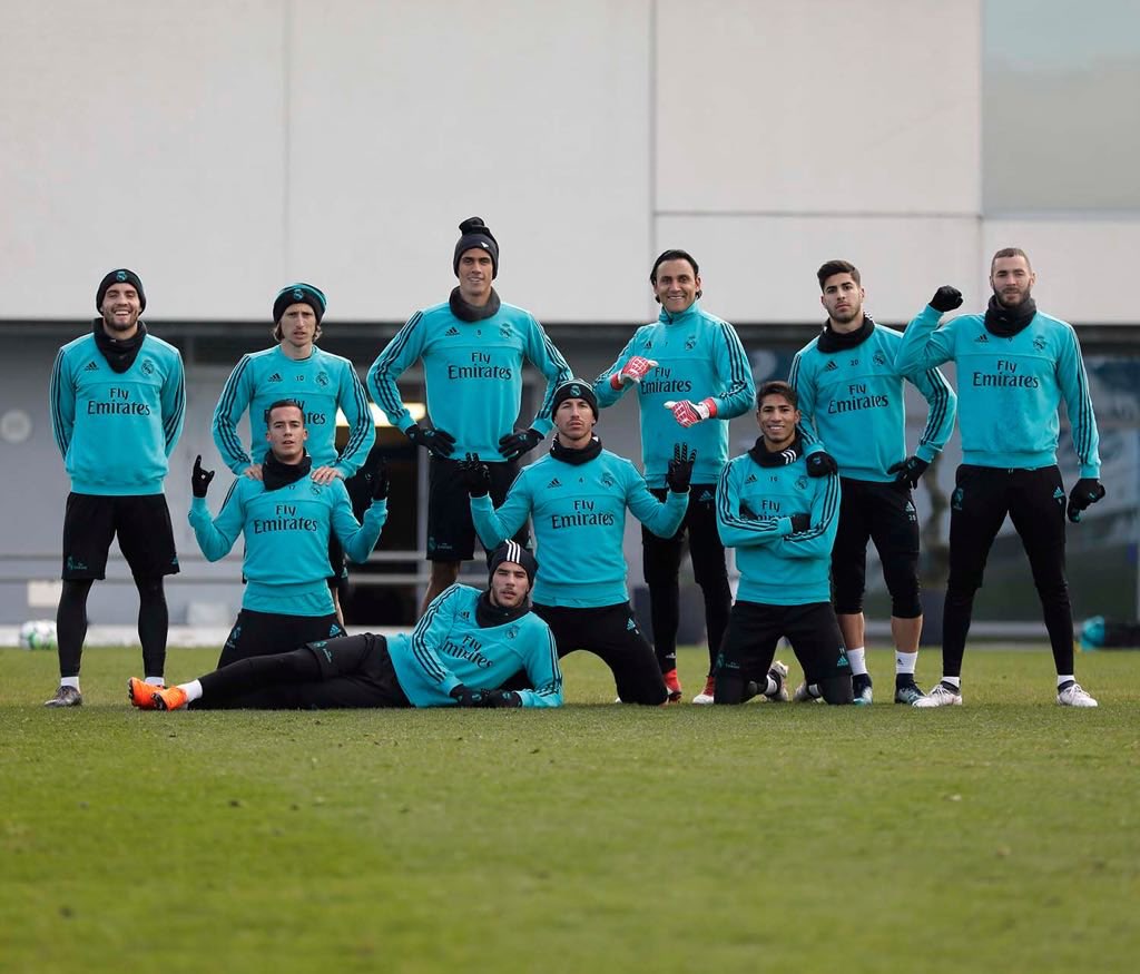 Training today <a href="/realmadrid/">Real Madrid C.F.</a> 💪 #HalaMadrid