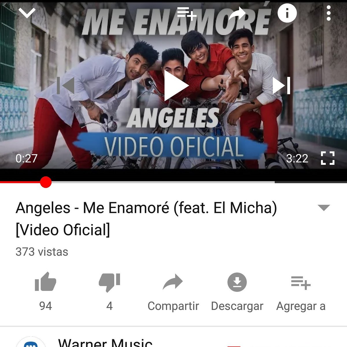 EjercitoAngeles's tweet photo. A disfrutar del nuevo vídeo de #AngelesMeEnamore 🎧 no se lo pierdan 😍 chicos felicidades los amamos @Sian_Angeles @hansel_angeles @angel1_angeles @AngelesMusic gracias @warnermusiclat https://t.co/rke4g0NNtW