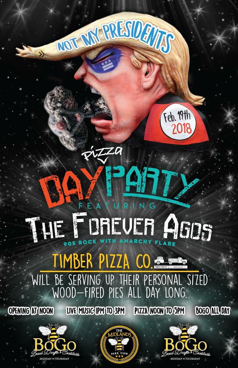 We’re having a live music and pizza party during the day on Feb 19th!