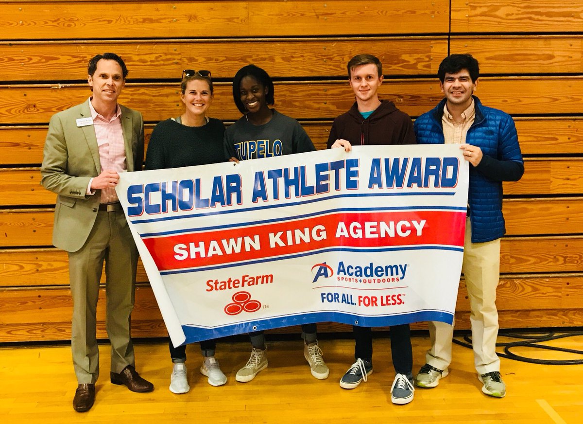 Congrats to Sydney &amp; Grant, <a href="/TupeloHigh/">Tupelo High School</a> ‘s Scholar Athletes of the Month! Enjoy the gift cards to <a href="/Academy/">Academy Sports + Outdoors</a> Sports. Special thanks to Coaches Kimbrough &amp; Begnaud for molding our future generation of leaders! #themblankets