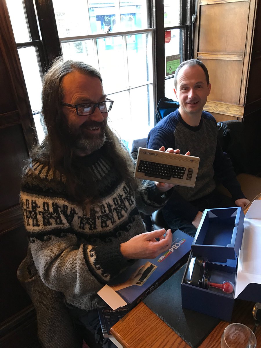 #thec64 meets Jeff Minter @llamasoft_ox and Chris &amp; the team #retrogaming