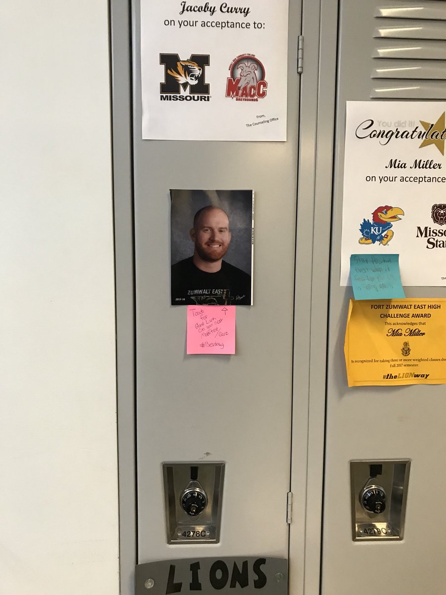 cobycurry21's tweet photo. Touch for good luck on your next math test/quiz! The legend is still with usβοΈ #bevdog @FHNFootball https://t.co/d2olIjRU4x
