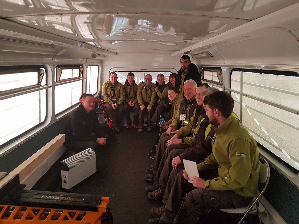 RoadshowPromo's tweet photo. After undertaking its last #Training session this morning of the successful 4 week #RoadshowBus tour of Ireland , the @WoodiesIreland #TrainingBus is now waiting to board the ferry back to the UK https://t.co/mIoztoovo4