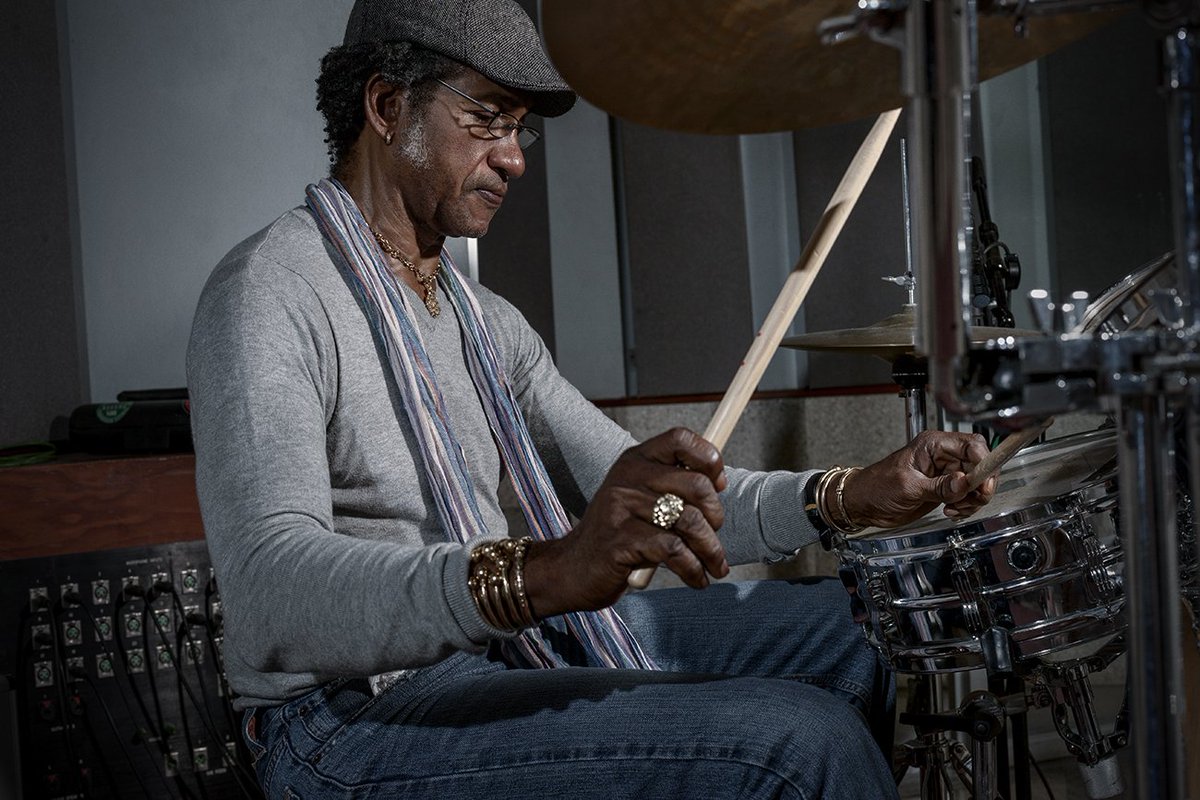 Sly Dunbar -  Photographed at Anchor Studios, Jamaica for The Drum Thing 'Earl Young is wicked, man. He’s one of my favourites. I got a lot of ideas from him, just the way he plays and the way he approach his sound, very steady...' #thedrumthing #slydunbar