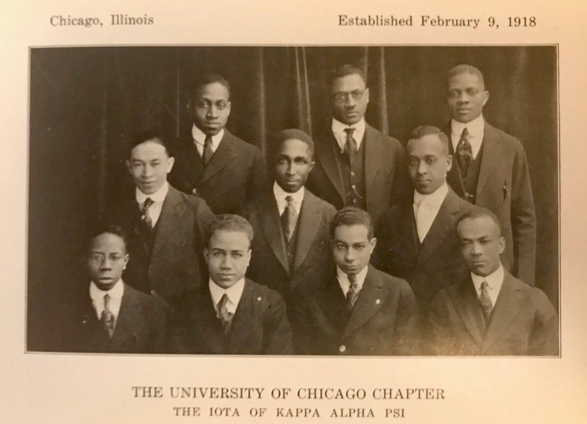 kapsi1911's tweet image. Join us in celebrating the 100th Anniversary of the chartering of the Iota Chapter of Kappa Alpha Psi Fraternity, Inc. - February 9, 1918 @ The University of Chicago #iotachapter #kapsi1911 #uchicago