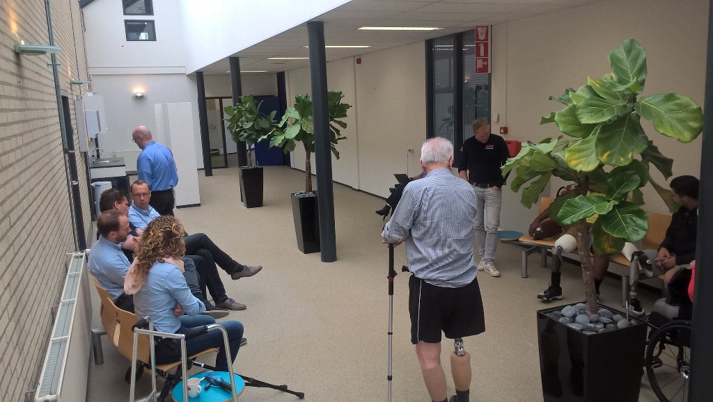 #NU-Flex brimless socket ook voor onze #geriatrische #klant. #comfort is de wens van onze minder actieve #klant.