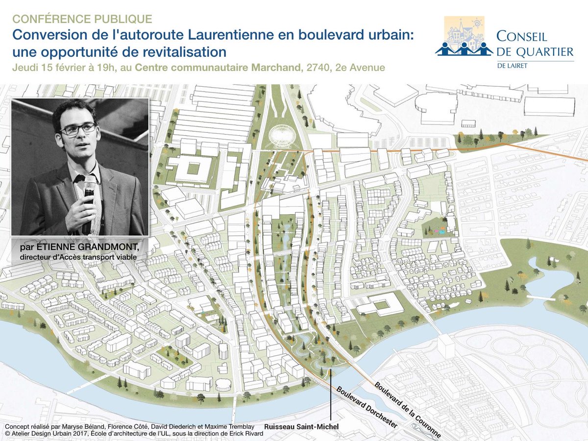 Conseil de quartier de Lairet (@cqlairet) on Twitter photo Conversion de l'autoroute Laurentienne en boulevard urbain: une opportunité de revitalisation <a href="/e_grandmont/">Etienne Grandmont</a> <a href="/atv_qc/">Accès transports viables</a> Conversion de l'autoroute Laurentienne en boulevard urbain: une opportunité de revitalisation <a href="/e_grandmont/">Etienne Grandmont</a> <a href="/atv_qc/">Accès transports viables</a>
