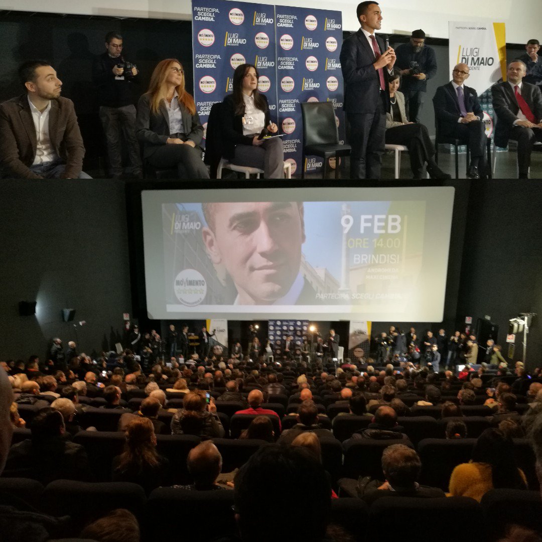 <a href="/luigidimaio/">Luigi Di Maio</a> ora in diretta da #Brindisi #Rally #M5S => goo.gl/3A1vyc
