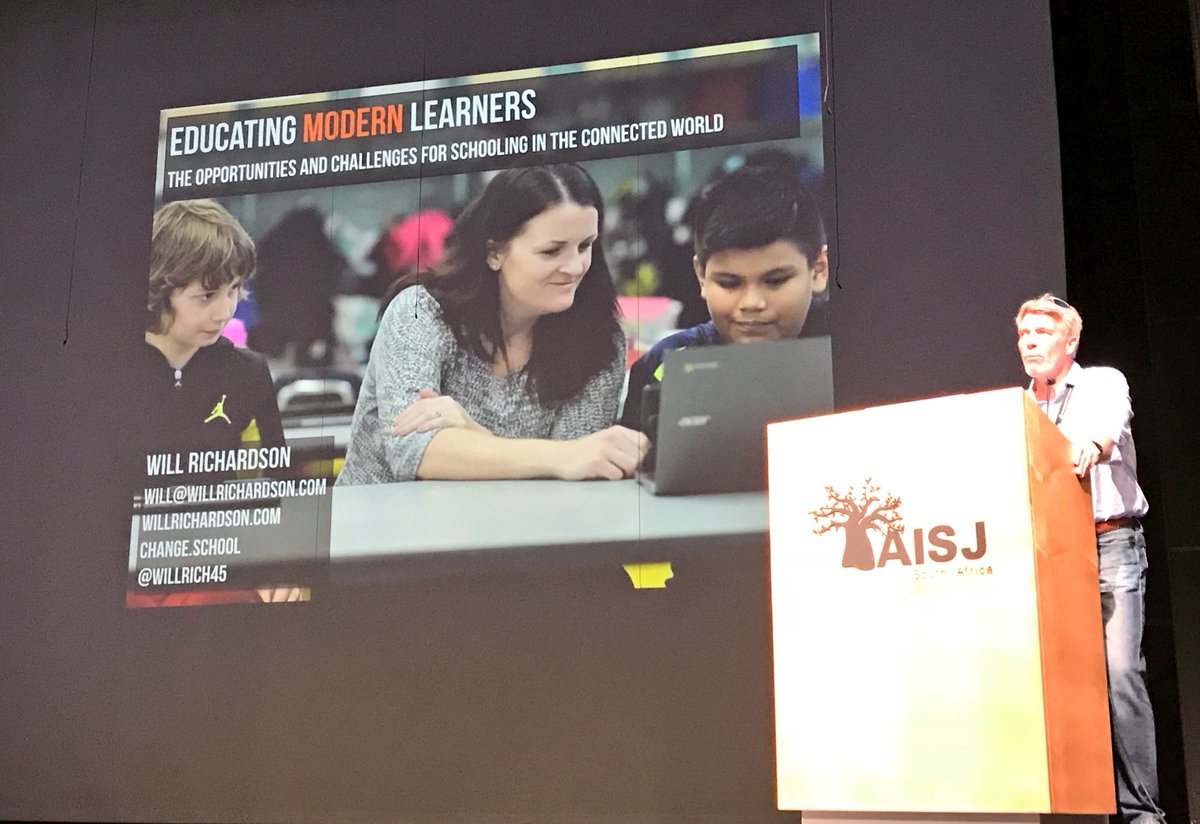 Tarambarton's tweet image. Andy opening our AISJ learning symposium #learning #edchat #edlearning #makeadifference #professionallearning