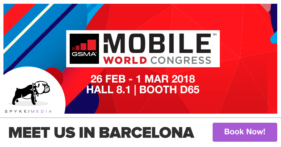 SpykeMedia's tweet photo. Let's talk #appmarketing, #mobilemarketing at #MWC2018 - book your meetings with us now! 
https://t.co/kYCr9YRxci https://t.co/rcFmNZcBX2