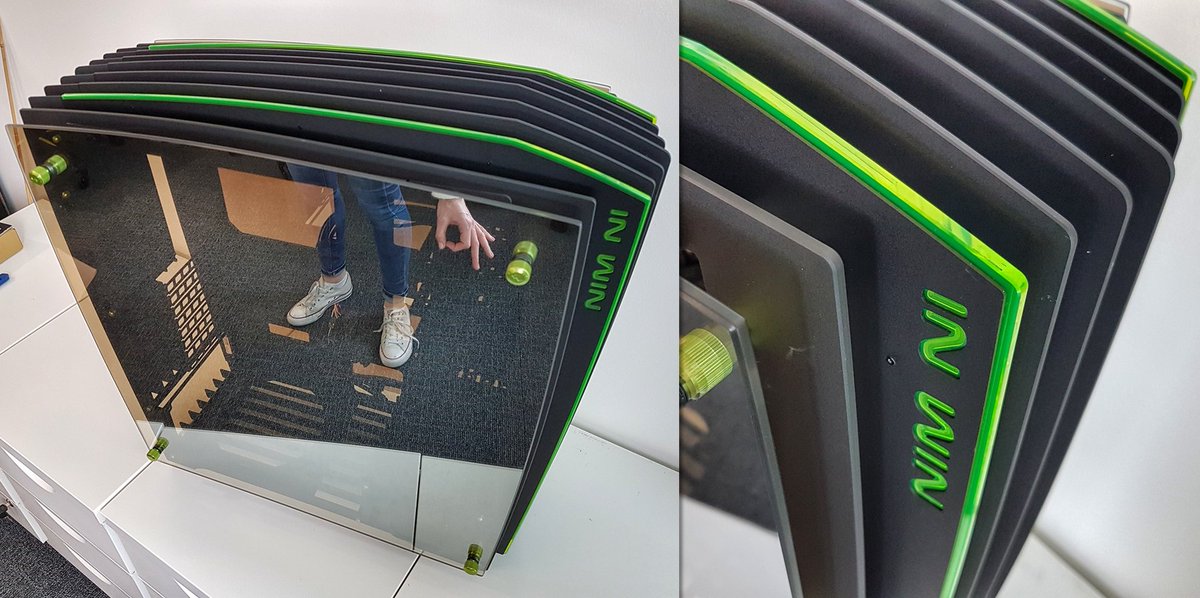 LDLC's tweet photo. @NVIDIAGeForceFR 🎁 À gagner dans notre PC #22AnsLDLC !
👍 Boîtier Grand Tour Open Air IN WIN H-Frame 2.0 - Edition limitée Noir/Vert
🔎 https://t.co/F6IMHWsiGj https://t.co/VsXv0XUPIP