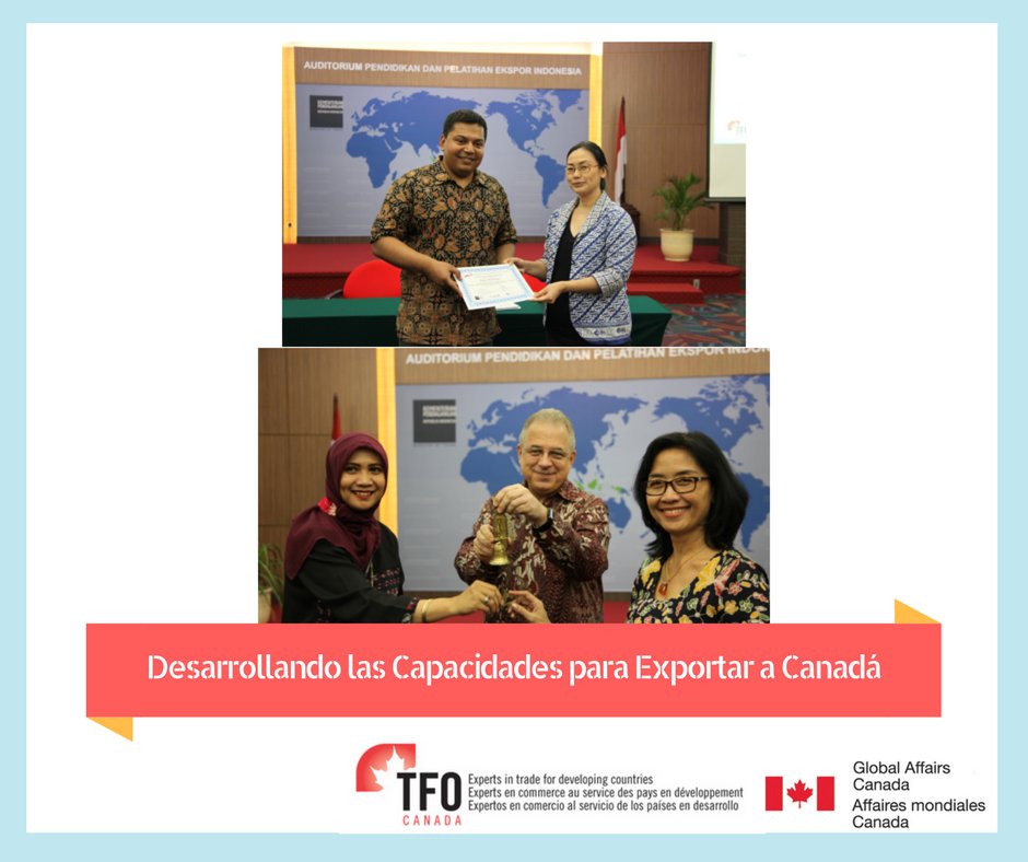 TFOcan's tweet image. La larga colaboración de décadas con @DGNED  ha empoderado a las PYMES de Indonesia para exportar al mercado canadiense, a través de la capacitación, #InformaciónComercial, misiones comerciales y reunión de empresa a empresa. #SociosParaUnMundoMejor #IDW2018
